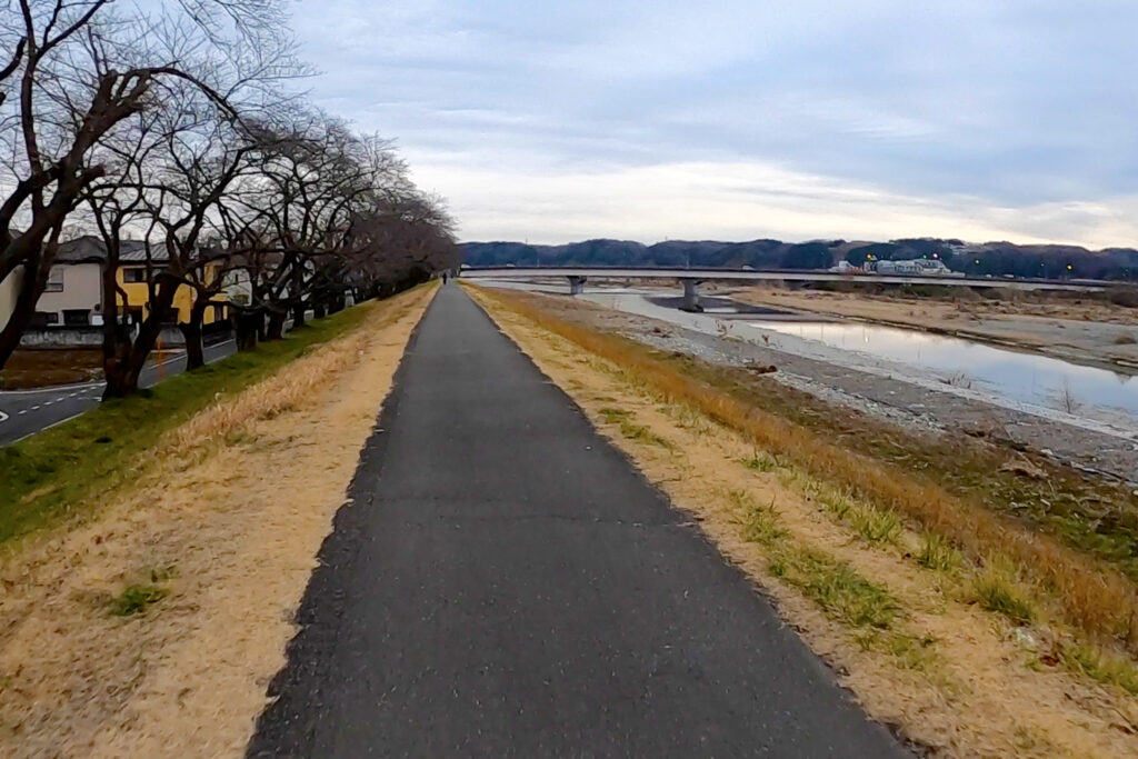 多摩川サイクリングロード上流エリア